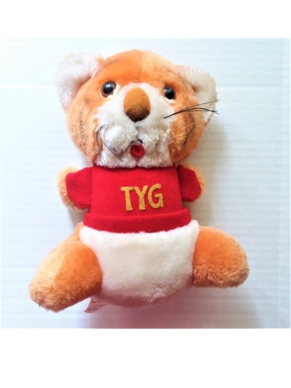 Tyg the Tiger Plush 1981 Hallmark SHIRT TALES Stuffed Animal VTG Cartoon TV Kids